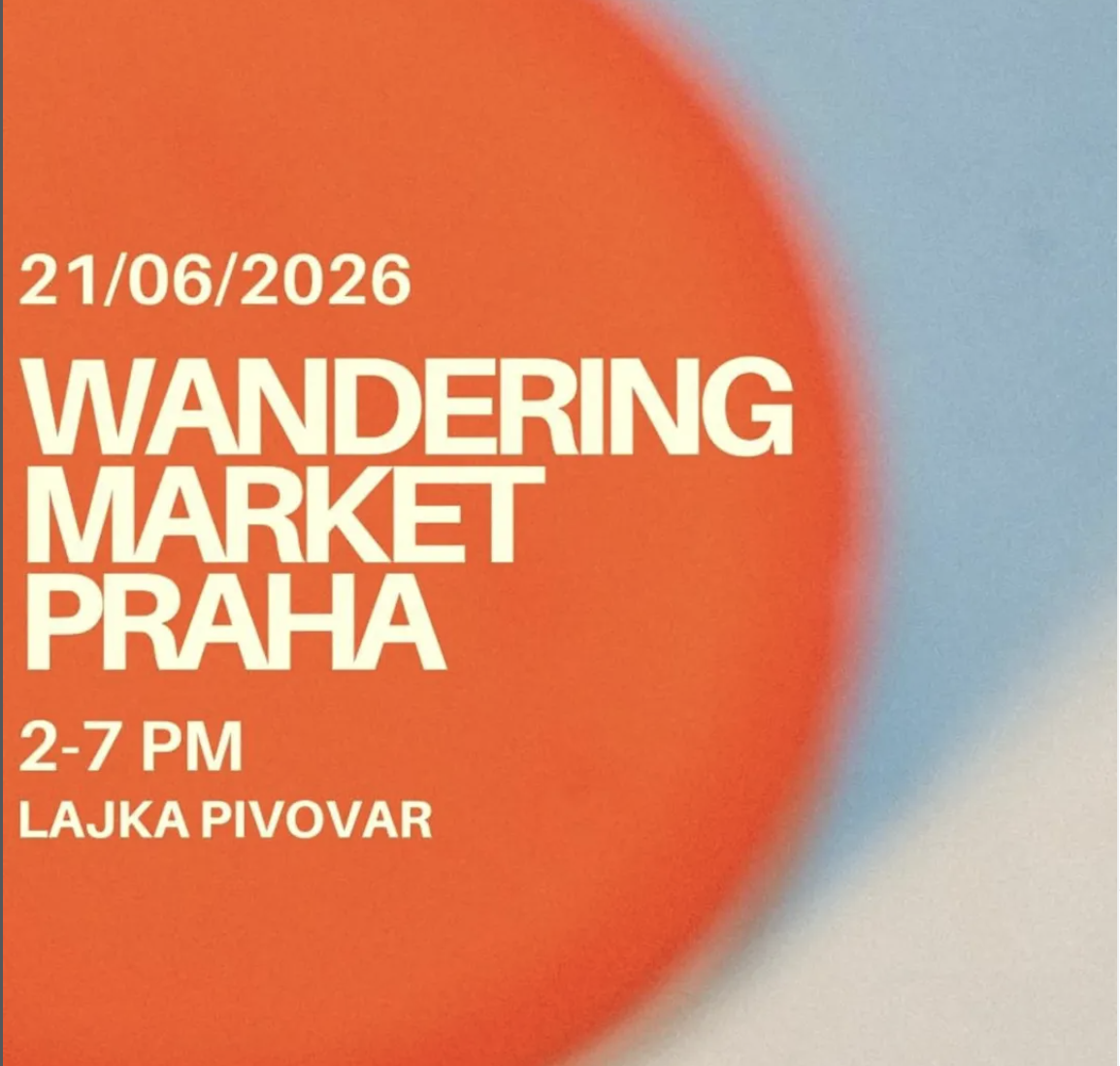 Wandering Market Poster